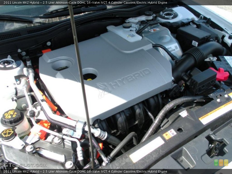 2.5 Liter Atkinson-Cycle DOHC 16-Valve iVCT 4 Cylinder Gasoline/Electric Hybrid Engine for the 2011 Lincoln MKZ #38415677