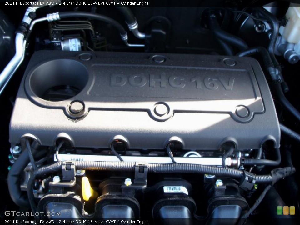 2.4 Liter DOHC 16-Valve CVVT 4 Cylinder Engine for the 2011 Kia Sportage #38419721