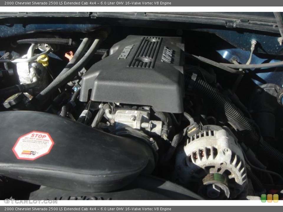 6.0 Liter OHV 16-Valve Vortec V8 Engine for the 2000 Chevrolet Silverado 2500 #38420293