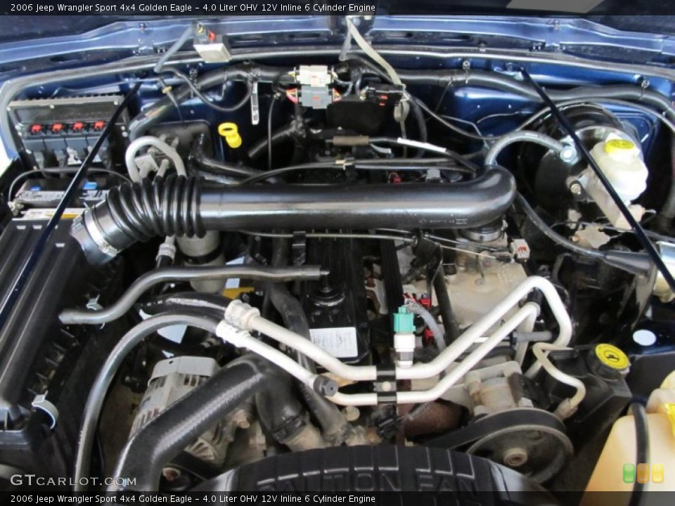 4.0 Liter OHV 12V Inline 6 Cylinder Engine for the 2006 Jeep Wrangler #38421758