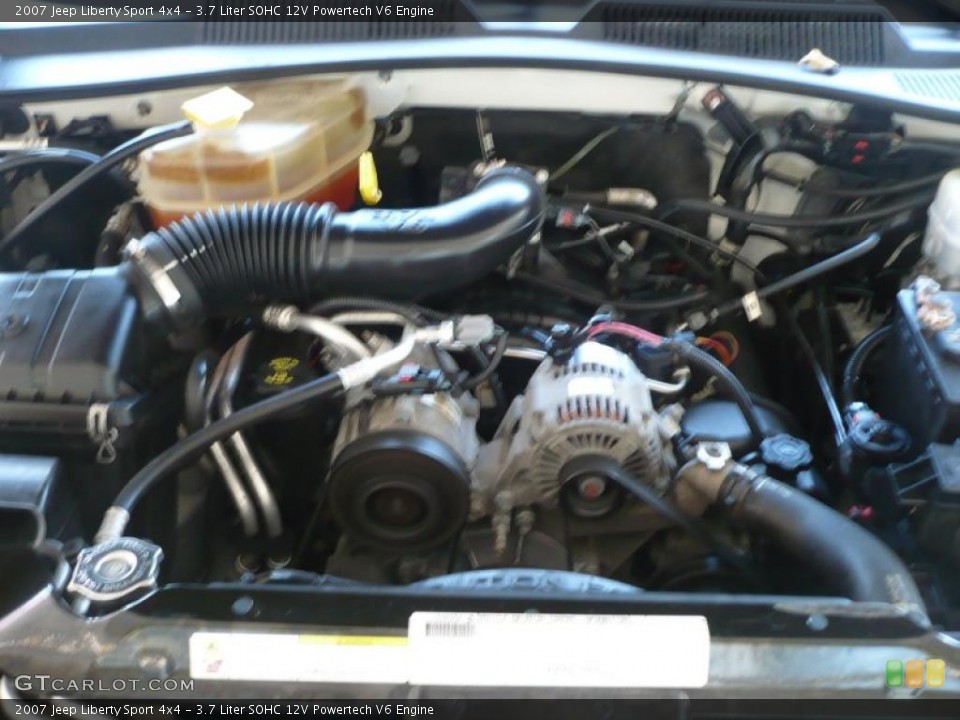 3.7 Liter SOHC 12V Powertech V6 Engine for the 2007 Jeep Liberty #38423273