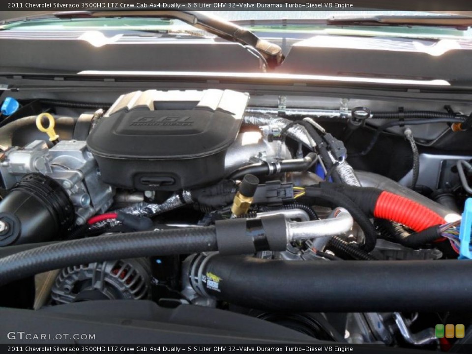 6.6 Liter OHV 32-Valve Duramax Turbo-Diesel V8 Engine for the 2011 Chevrolet Silverado 3500HD #38424617
