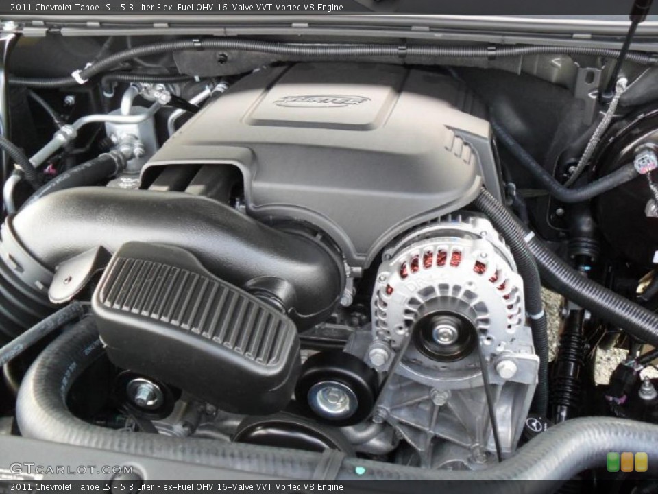 5.3 Liter Flex-Fuel OHV 16-Valve VVT Vortec V8 Engine for the 2011 Chevrolet Tahoe #38427061