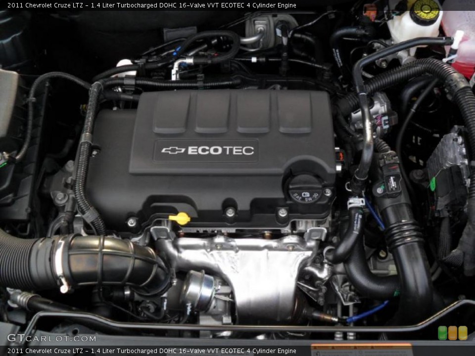 1.4 Liter Turbocharged DOHC 16-Valve VVT ECOTEC 4 Cylinder Engine for the 2011 Chevrolet Cruze #38428625
