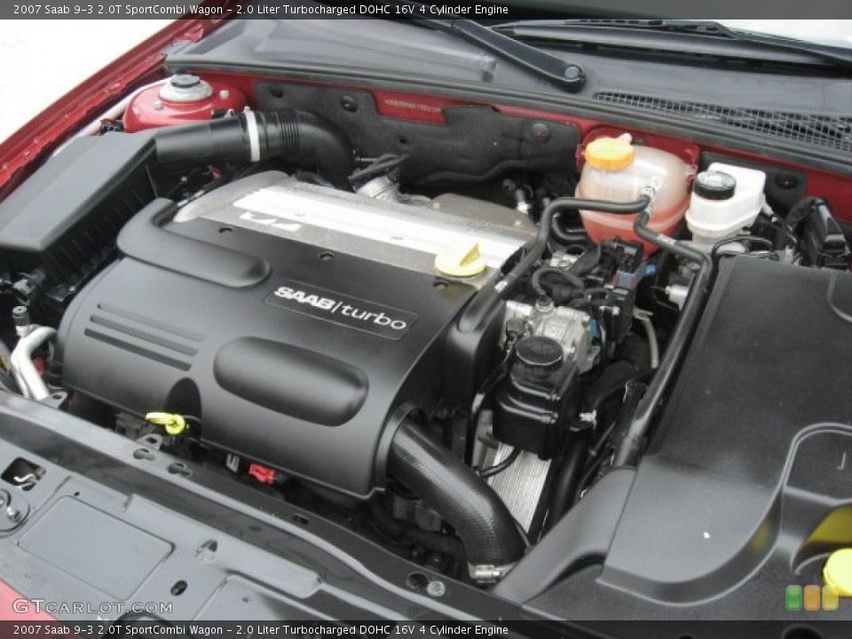 2.0 Liter Turbocharged DOHC 16V 4 Cylinder Engine for the 2007 Saab 9-3 #38429001