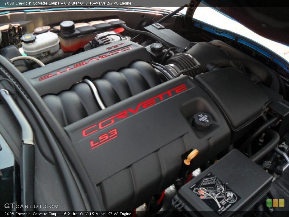 6.2 Liter OHV 16-Valve LS3 V8 Engine for the 2008 Chevrolet Corvette #38431133