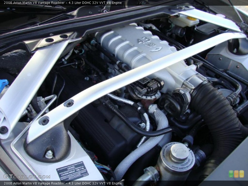 4.3 Liter DOHC 32V VVT V8 Engine for the 2008 Aston Martin V8 Vantage #38431313