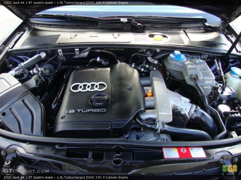 1.8L Turbocharged DOHC 20V 4 Cylinder Engine for the 2002 Audi A4 #38433132
