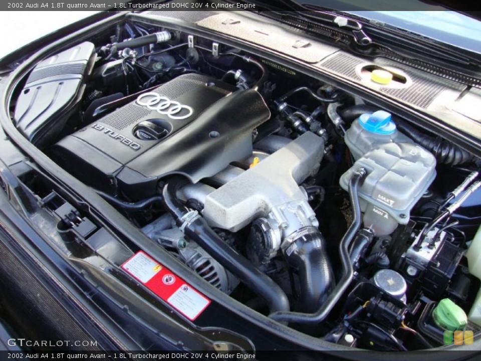 1.8L Turbocharged DOHC 20V 4 Cylinder Engine for the 2002 Audi A4 #38433148