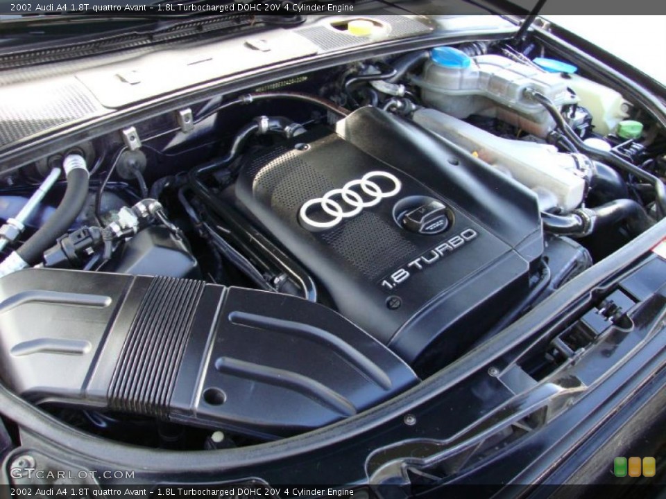 1.8L Turbocharged DOHC 20V 4 Cylinder Engine for the 2002 Audi A4 #38433164