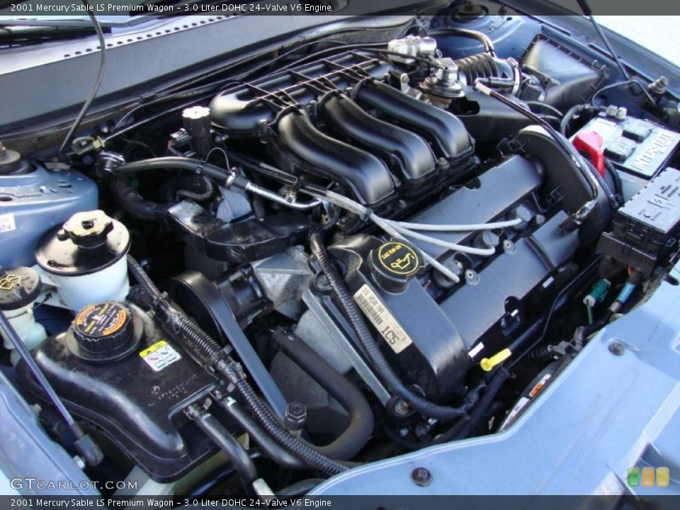 3.0 Liter DOHC 24-Valve V6 Engine for the 2001 Mercury Sable #38433964