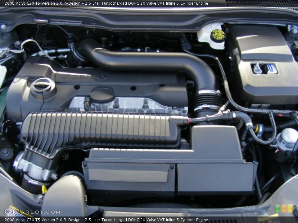 2.5 Liter Turbocharged DOHC 20 Valve VVT Inline 5 Cylinder Engine for the 2008 Volvo C30 #38436828