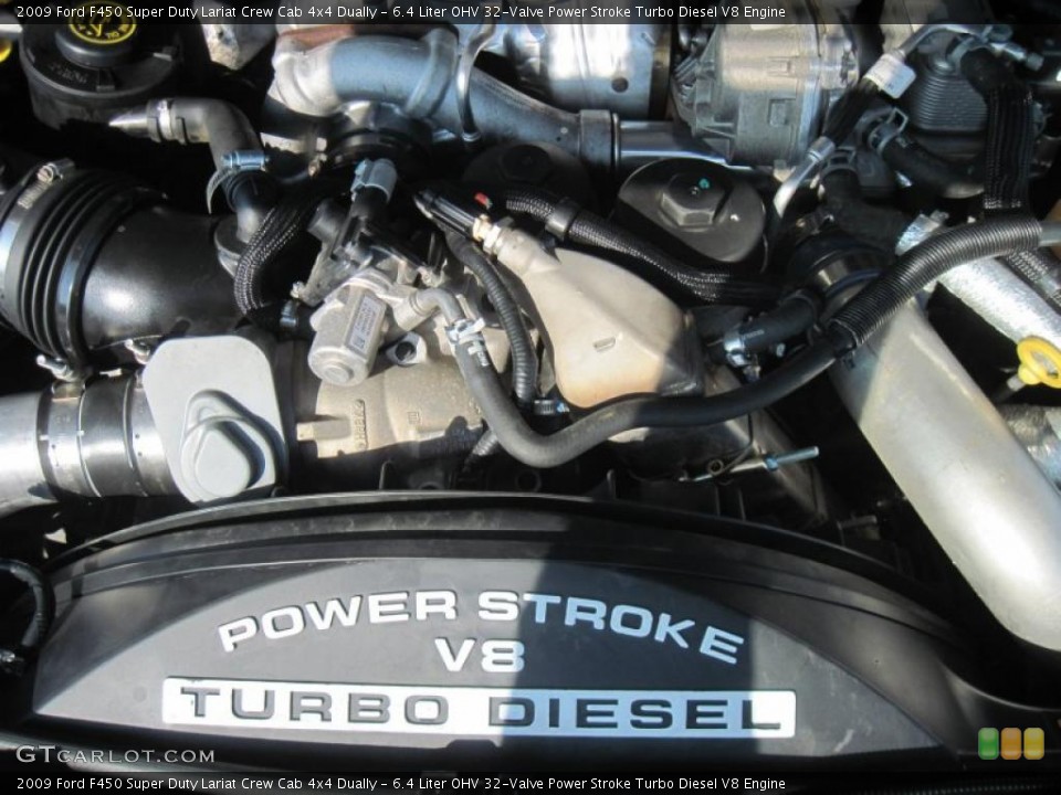 6.4 Liter OHV 32-Valve Power Stroke Turbo Diesel V8 Engine for the 2009 Ford F450 Super Duty #38438624