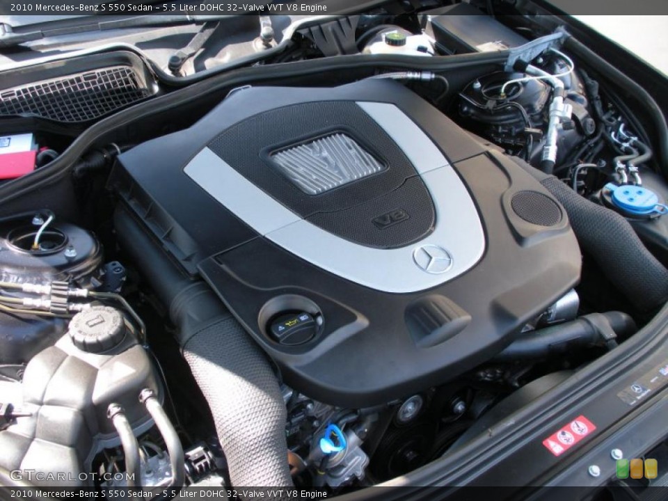 5.5 Liter DOHC 32-Valve VVT V8 Engine for the 2010 Mercedes-Benz S #38443888