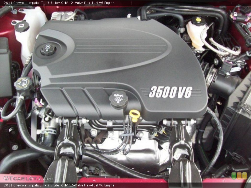 3.5 Liter OHV 12-Valve Flex-Fuel V6 Engine for the 2011 Chevrolet Impala #38446340