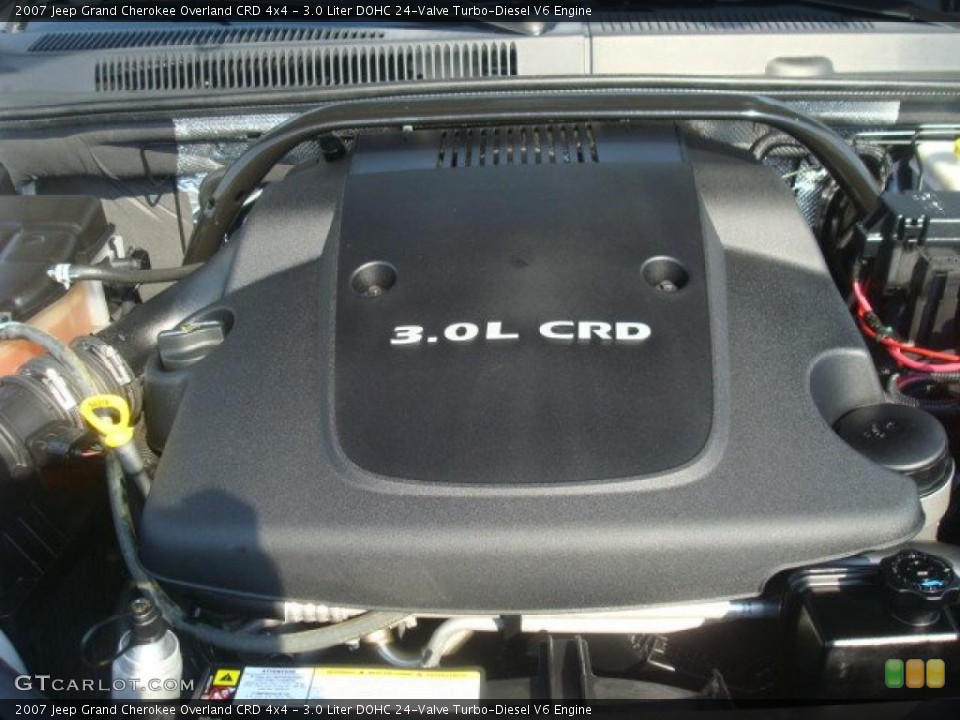 3.0 Liter DOHC 24-Valve Turbo-Diesel V6 Engine for the 2007 Jeep Grand Cherokee #38454281