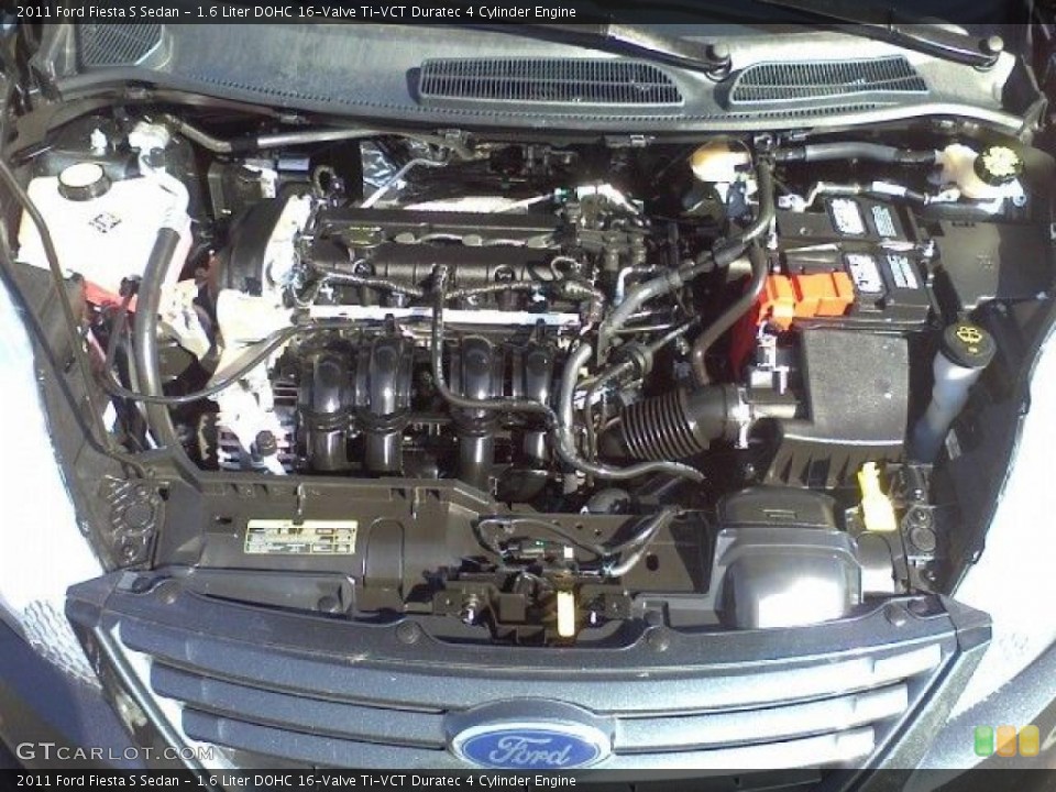 1.6 Liter DOHC 16-Valve Ti-VCT Duratec 4 Cylinder Engine for the 2011 Ford Fiesta #38456905