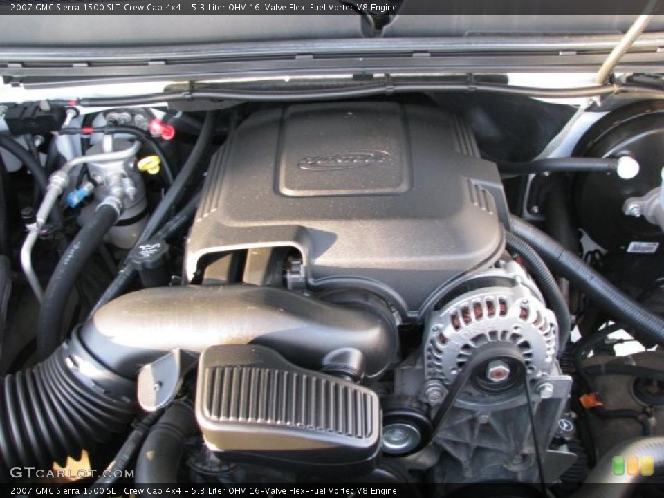 5.3 Liter OHV 16-Valve Flex-Fuel Vortec V8 Engine for the 2007 GMC Sierra 1500 #38461901