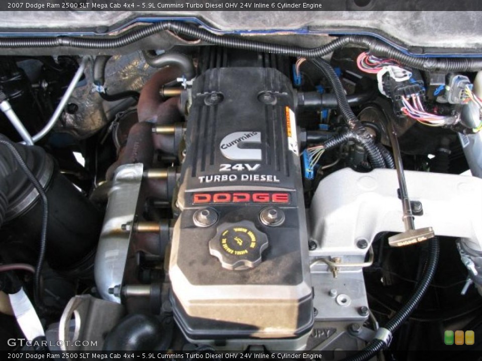 5.9L Cummins Turbo Diesel OHV 24V Inline 6 Cylinder Engine for the 2007 Dodge Ram 2500 #38462809