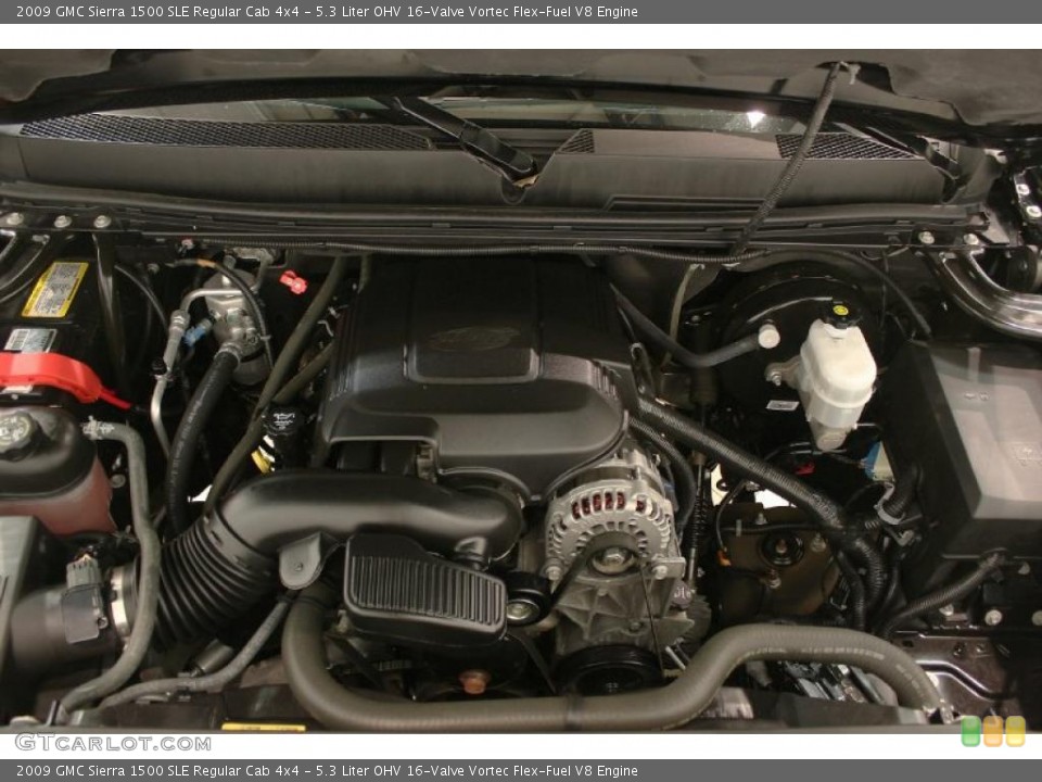 5.3 Liter OHV 16-Valve Vortec Flex-Fuel V8 Engine for the 2009 GMC Sierra 1500 #38465445