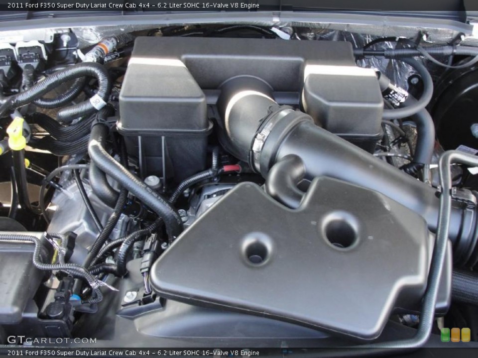 6.2 Liter SOHC 16-Valve V8 2011 Ford F350 Super Duty Engine