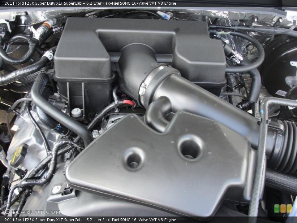 6.2 Liter Flex-Fuel SOHC 16-Valve VVT V8 Engine for the 2011 Ford F250 Super Duty #38466581
