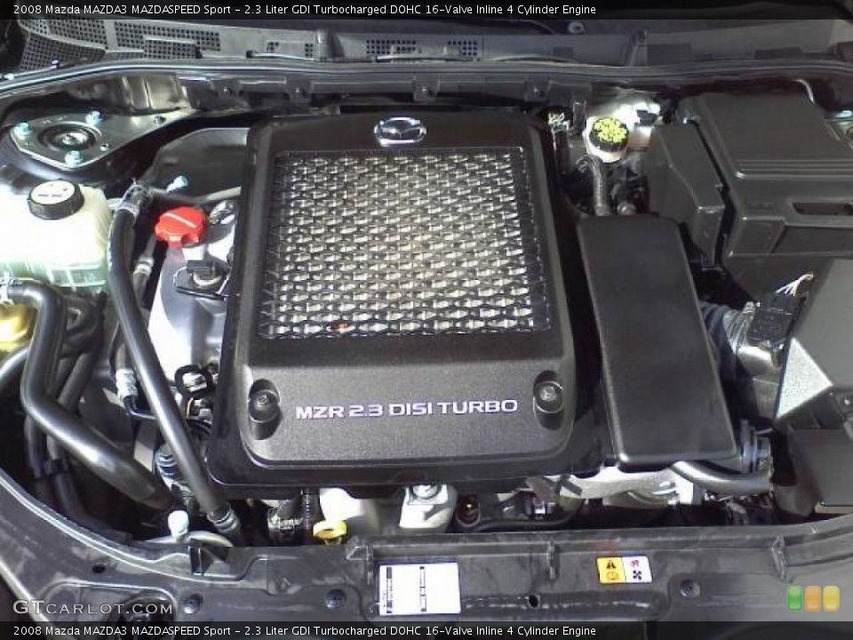 2.3 Liter GDI Turbocharged DOHC 16-Valve Inline 4 Cylinder Engine for the 2008 Mazda MAZDA3 #38485087