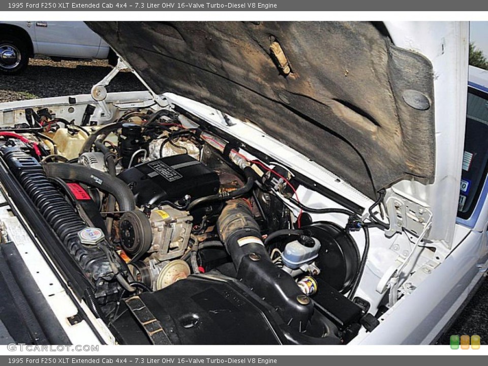 7.3 Liter OHV 16-Valve Turbo-Diesel V8 Engine for the 1995 Ford F250 #38485223
