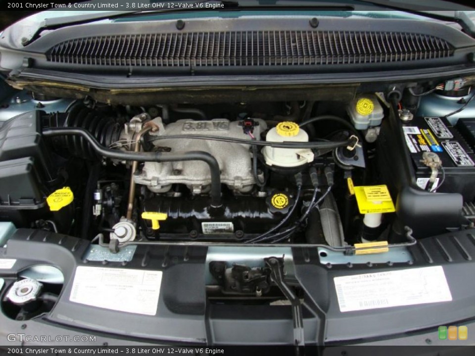 3.8 Liter OHV 12-Valve V6 Engine for the 2001 Chrysler Town & Country #38491815