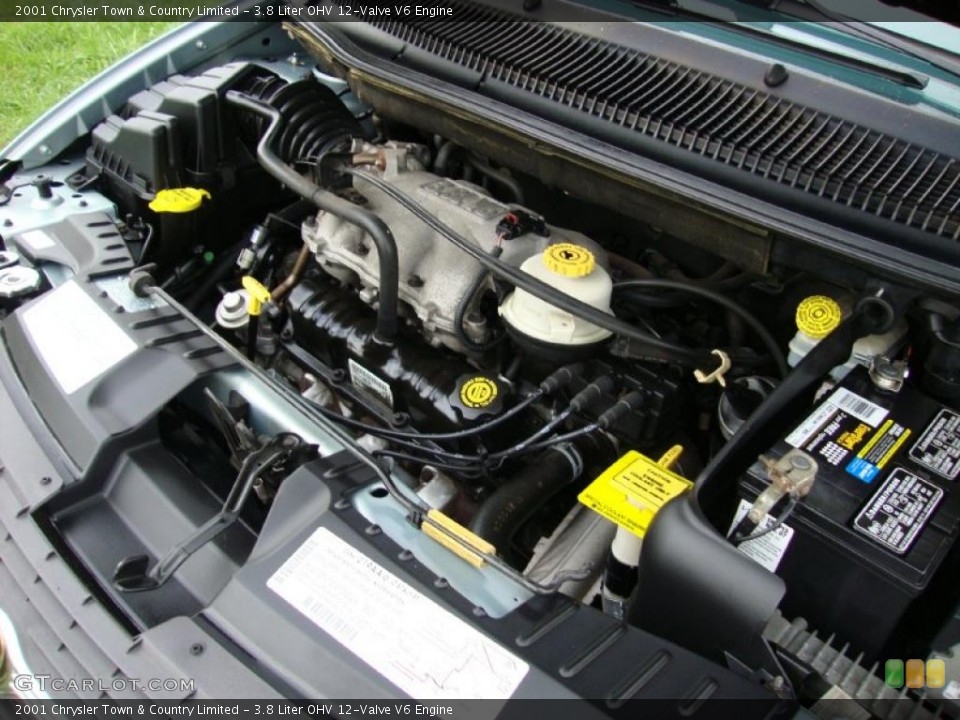 3.8 Liter OHV 12-Valve V6 Engine for the 2001 Chrysler Town & Country #38491835