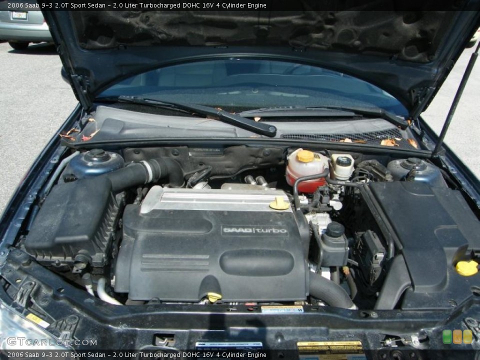 2.0 Liter Turbocharged DOHC 16V 4 Cylinder Engine for the 2006 Saab 9-3 #38497155