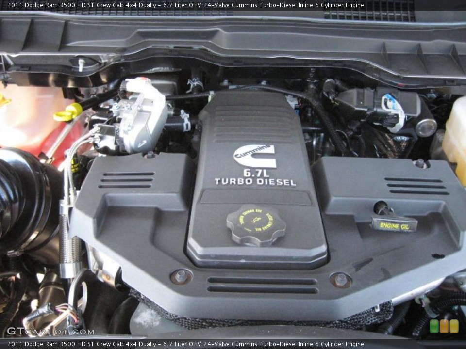 6.7 Liter OHV 24-Valve Cummins Turbo-Diesel Inline 6 Cylinder Engine for the 2011 Dodge Ram 3500 HD #38500131