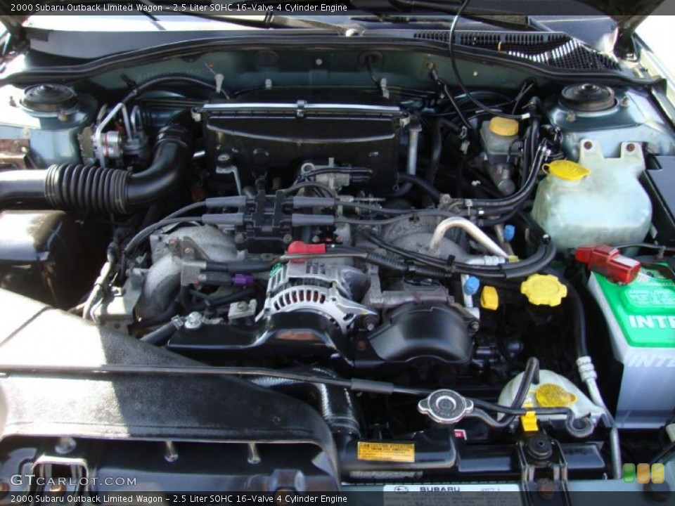 2.5 Liter SOHC 16-Valve 4 Cylinder Engine for the 2000 Subaru Outback #38500767