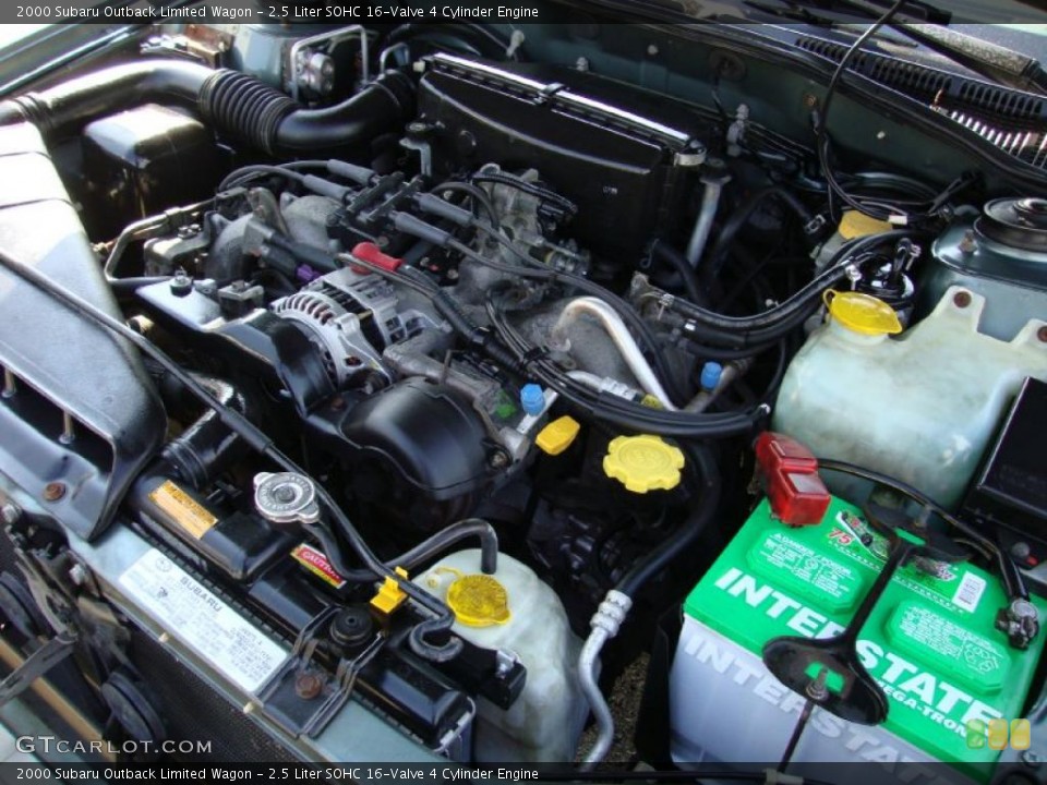 2.5 Liter SOHC 16-Valve 4 Cylinder Engine for the 2000 Subaru Outback #38500784