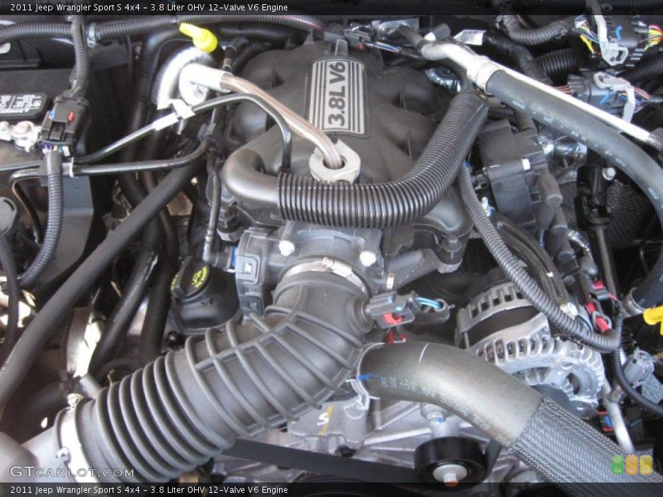 3.8 Liter OHV 12-Valve V6 Engine for the 2011 Jeep Wrangler #38501283