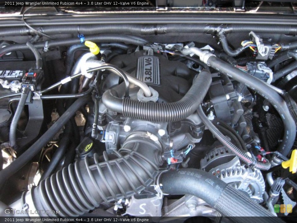 3.8 Liter OHV 12-Valve V6 Engine for the 2011 Jeep Wrangler Unlimited #38501527
