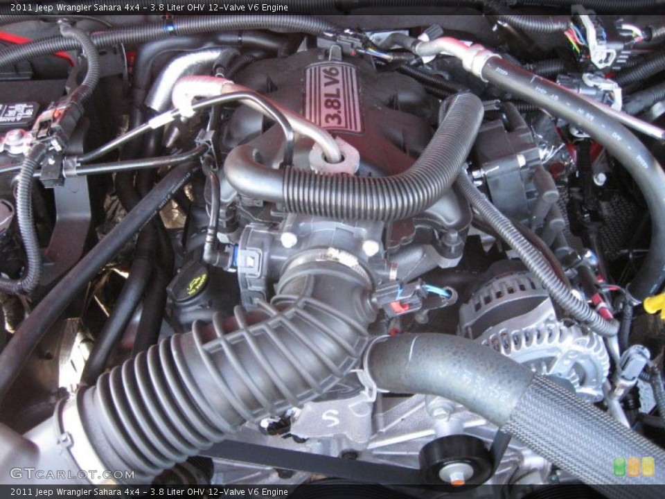 3.8 Liter OHV 12-Valve V6 Engine for the 2011 Jeep Wrangler #38501763