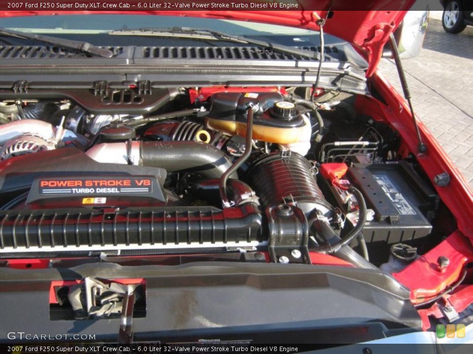 6.0 Liter 32-Valve Power Stroke Turbo Diesel V8 Engine for the 2007 Ford F250 Super Duty #38513671