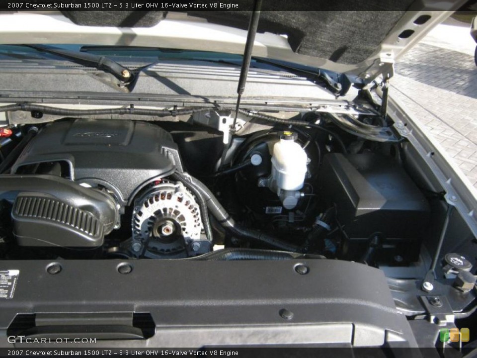 5.3 Liter OHV 16-Valve Vortec V8 Engine for the 2007 Chevrolet Suburban #38515163