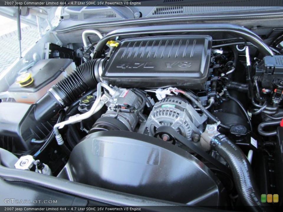 4.7 Liter SOHC 16V Powertech V8 Engine for the 2007 Jeep Commander #38519887