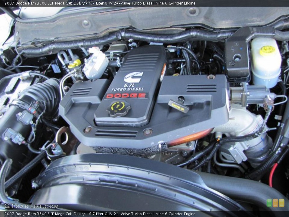 6.7 Liter OHV 24-Valve Turbo Diesel Inline 6 Cylinder Engine for the 2007 Dodge Ram 3500 #38520847