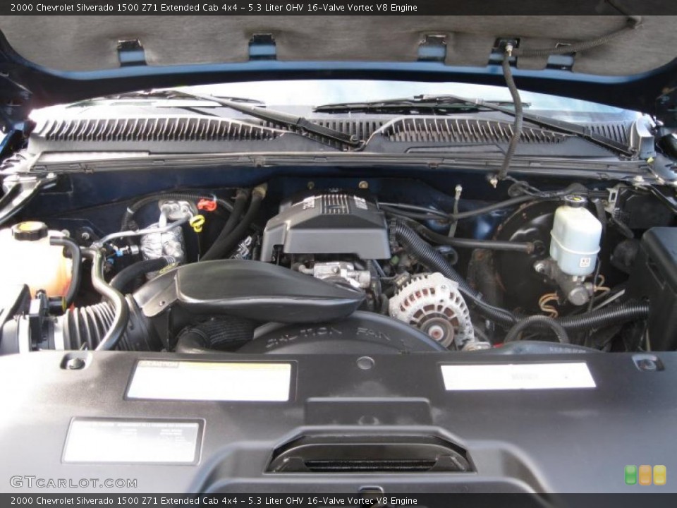 5.3 Liter OHV 16-Valve Vortec V8 Engine for the 2000 Chevrolet Silverado 1500 #38528791