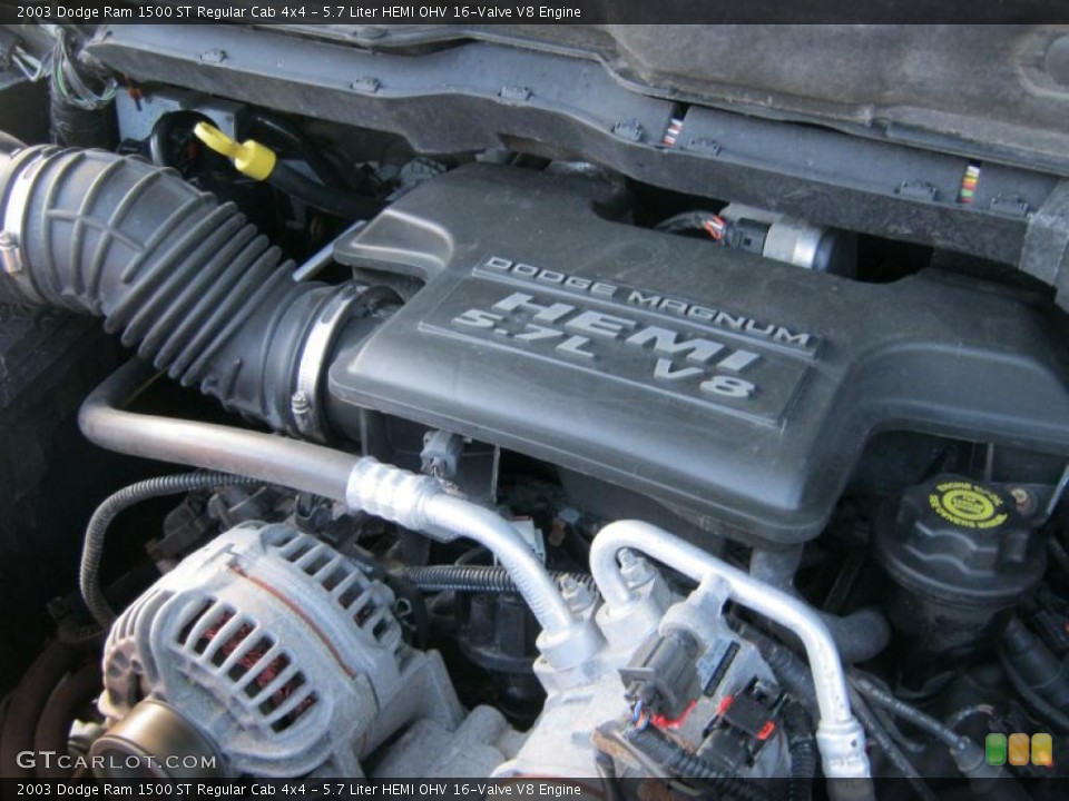 5.7 Liter HEMI OHV 16-Valve V8 Engine for the 2003 Dodge Ram 1500 #38530855