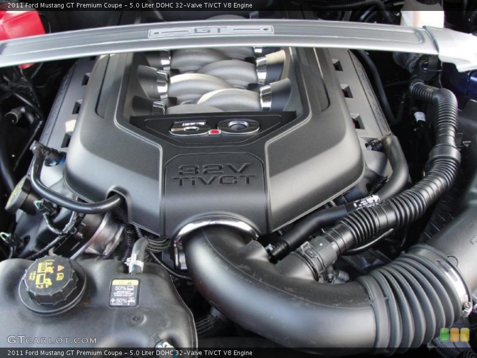 5.0 Liter DOHC 32-Valve TiVCT V8 Engine for the 2011 Ford Mustang #38541759