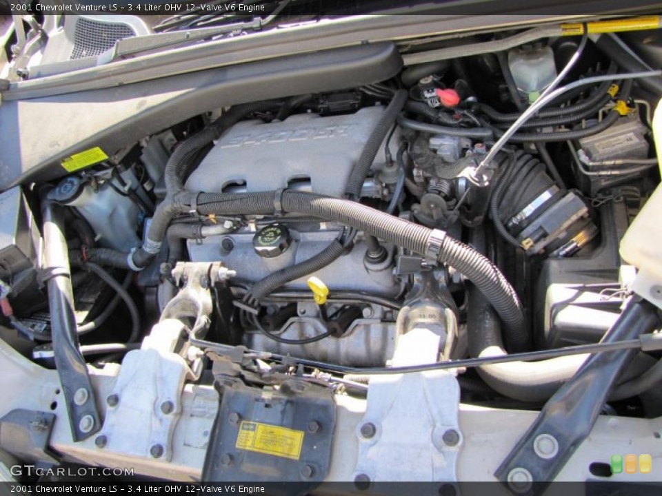 3.4 Liter OHV 12-Valve V6 Engine for the 2001 Chevrolet Venture #38543131