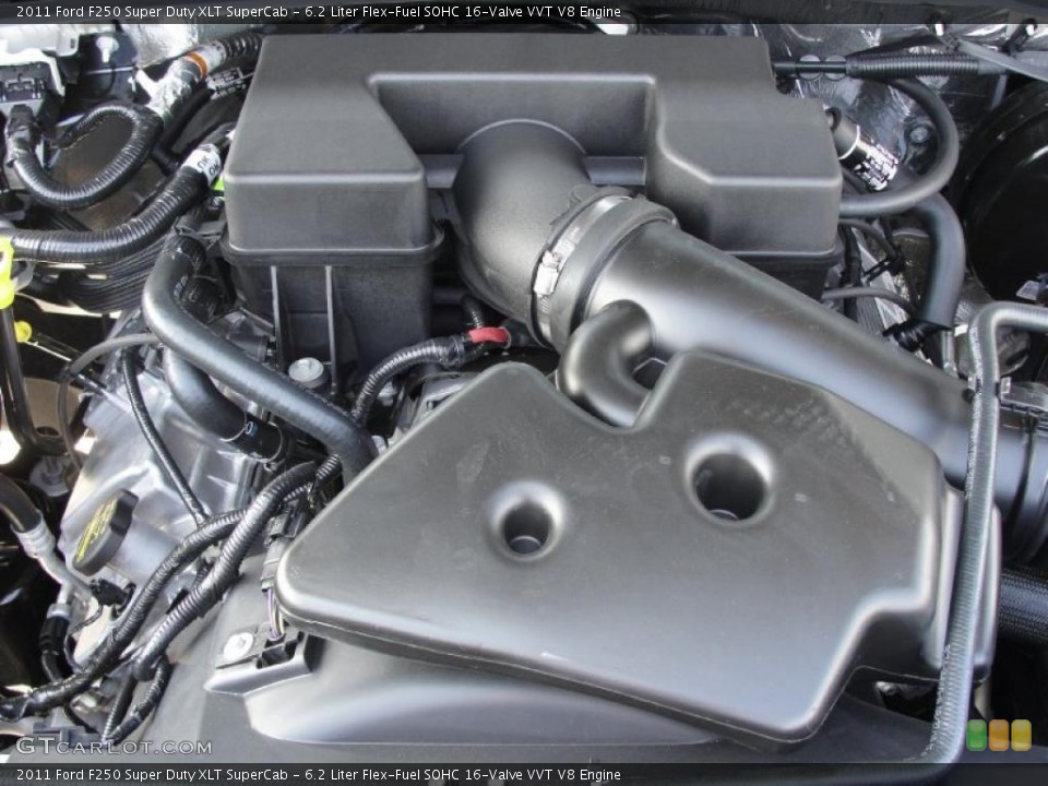 6.2 Liter Flex-Fuel SOHC 16-Valve VVT V8 Engine for the 2011 Ford F250 Super Duty #38543343