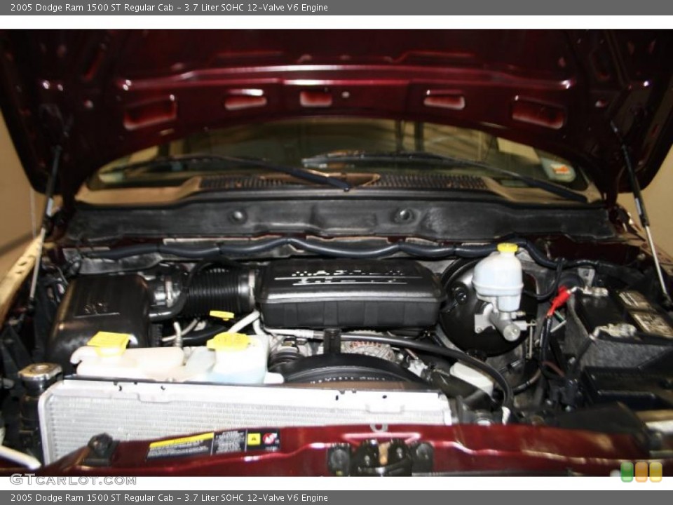 3.7 Liter SOHC 12-Valve V6 Engine for the 2005 Dodge Ram 1500 #38545371