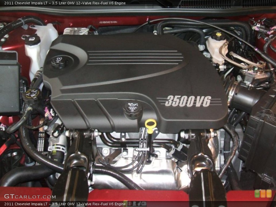 3.5 Liter OHV 12-Valve Flex-Fuel V6 Engine for the 2011 Chevrolet Impala #38551105