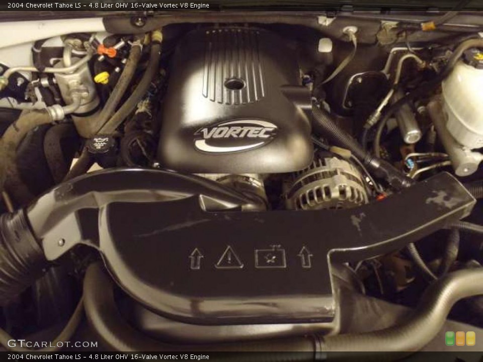 4.8 Liter OHV 16-Valve Vortec V8 Engine for the 2004 Chevrolet Tahoe #38551745