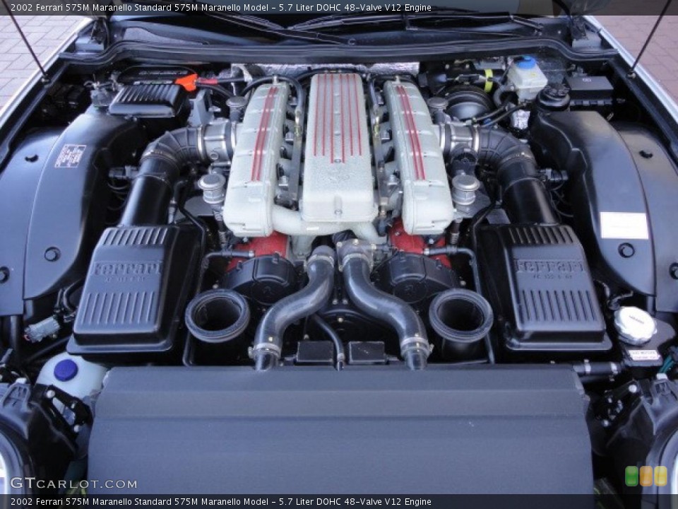5.7 Liter DOHC 48-Valve V12 Engine for the 2002 Ferrari 575M Maranello #38558209